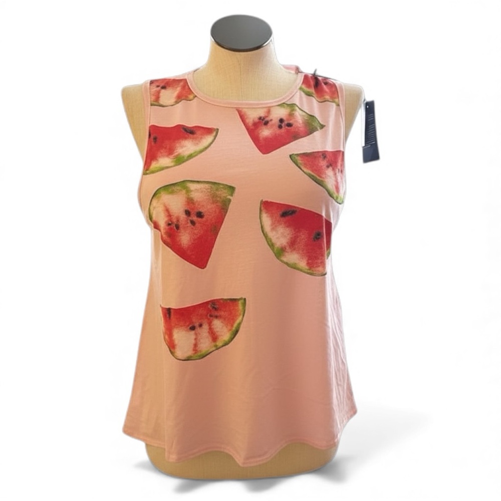 Chaser Pink Watermelon Print Tank Top - Picture 2 of 6